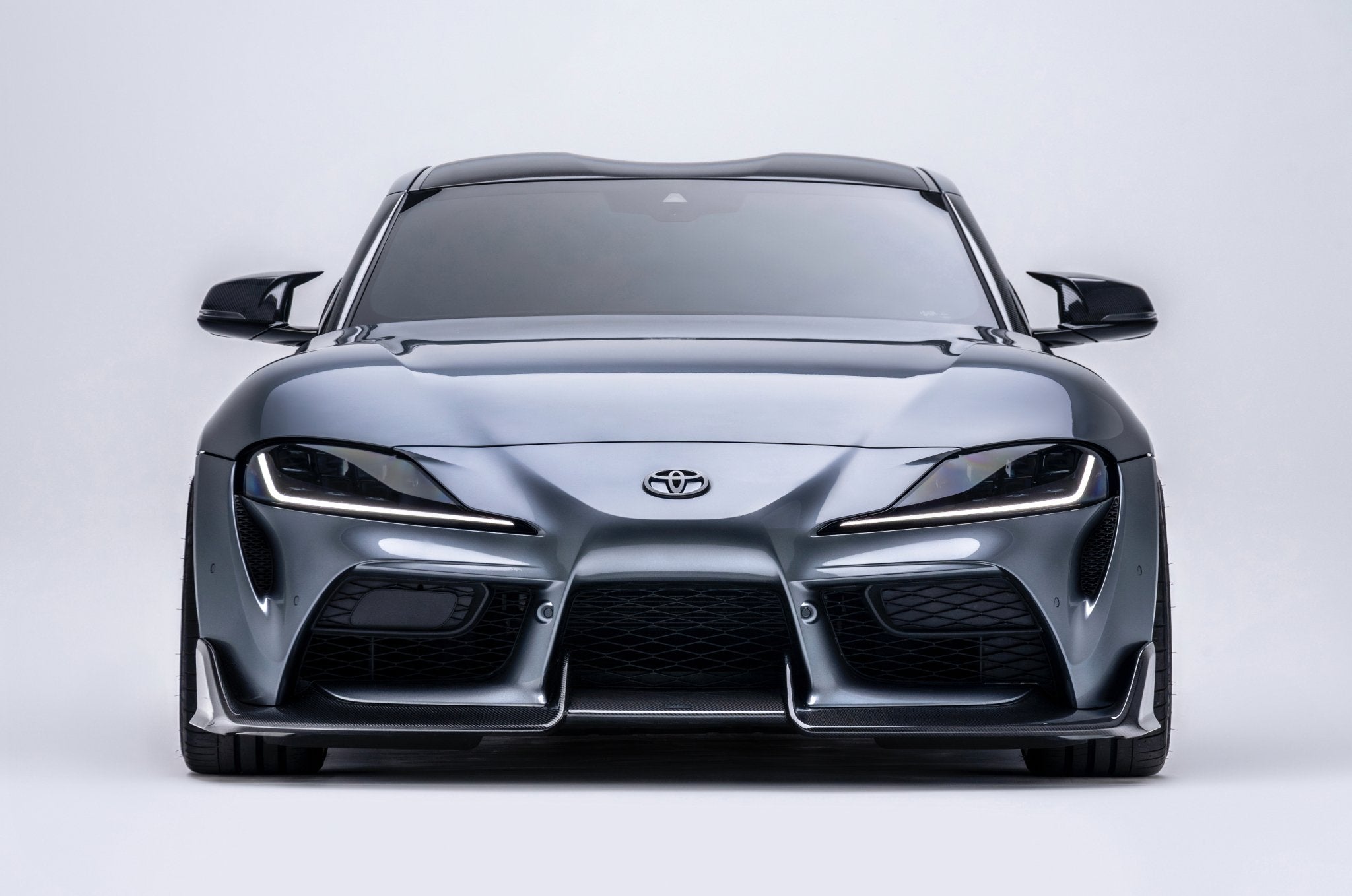 Toyota GR Supra A90 Mk5 Carbon Fibre Front Splitter by Adro (2019+) - AUTOID - Front Lips & Splitters - Adro