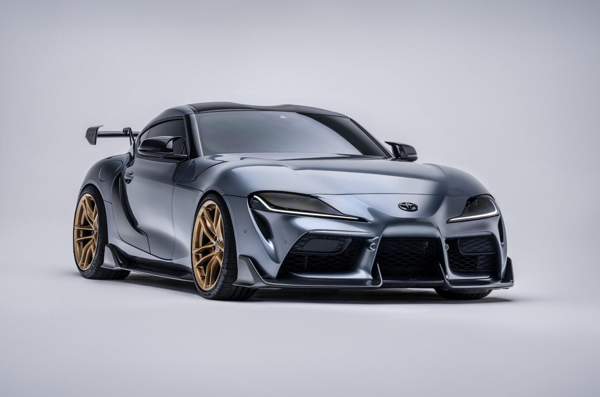 Toyota GR Supra A90 Mk5 Carbon Fibre Front Splitter by Adro (2019+) - AUTOID - Front Lips & Splitters - Adro