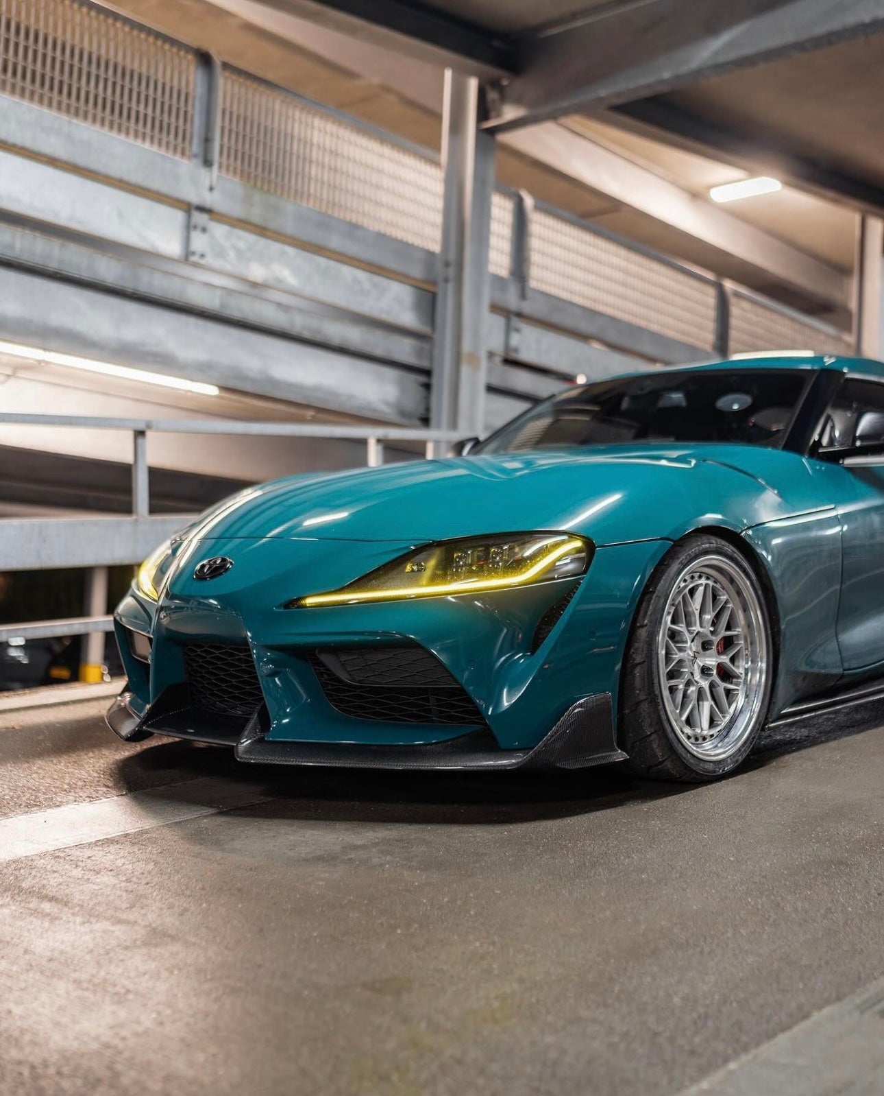 Toyota GR Supra A90 Mk5 Carbon Fibre Front Splitter by Adro (2019+) - AUTOID® - Front Lips & Splitters - Adro