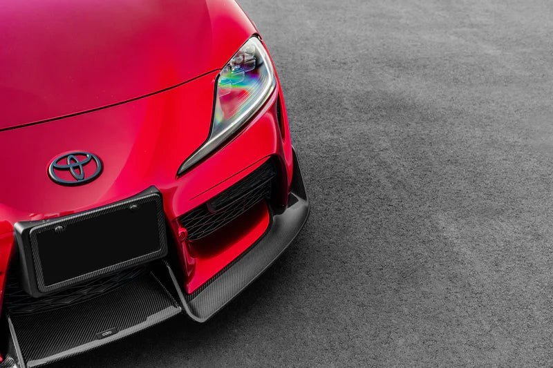 Toyota GR Supra A90 Mk5 Carbon Fibre Front Splitter by Adro (2019+) - AUTOID® - Front Lips & Splitters - Adro