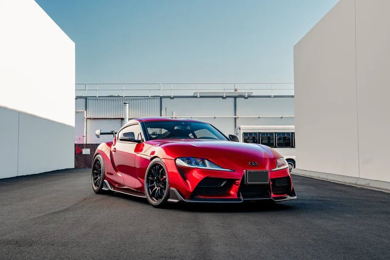 Toyota GR Supra A90 Mk5 Carbon Fibre Front Splitter by Adro (2019+) - AUTOID® - Front Lips & Splitters - Adro