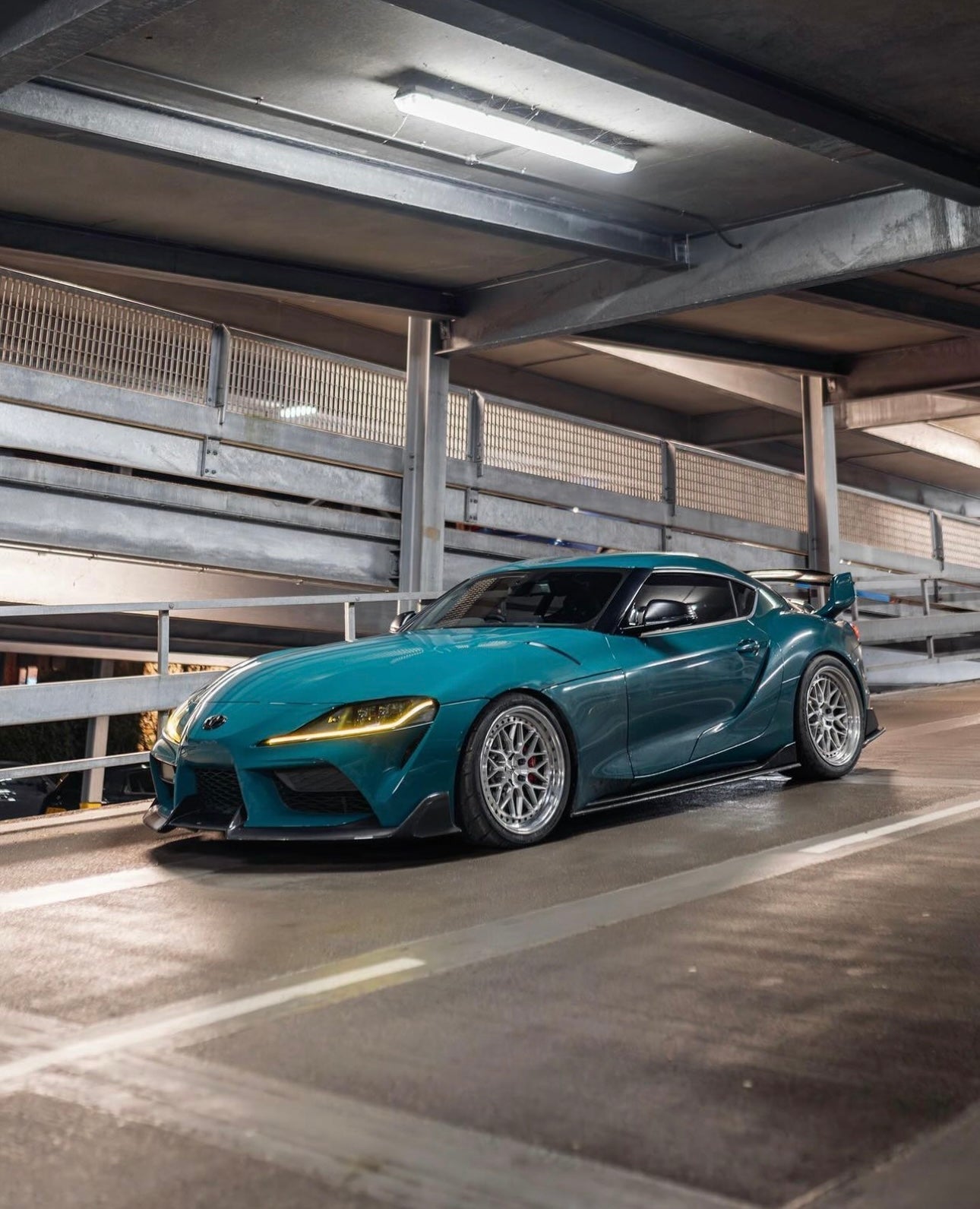 Toyota GR Supra A90 Mk5 Carbon Fibre Front Splitter by Adro (2019+) - AUTOID® - Front Lips & Splitters - Adro