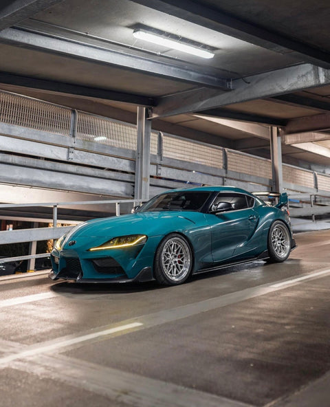 Toyota GR Supra A90 Mk5 Carbon Fibre Front Splitter by Adro (2019+) - AUTOID® - Front Lips & Splitters - Adro