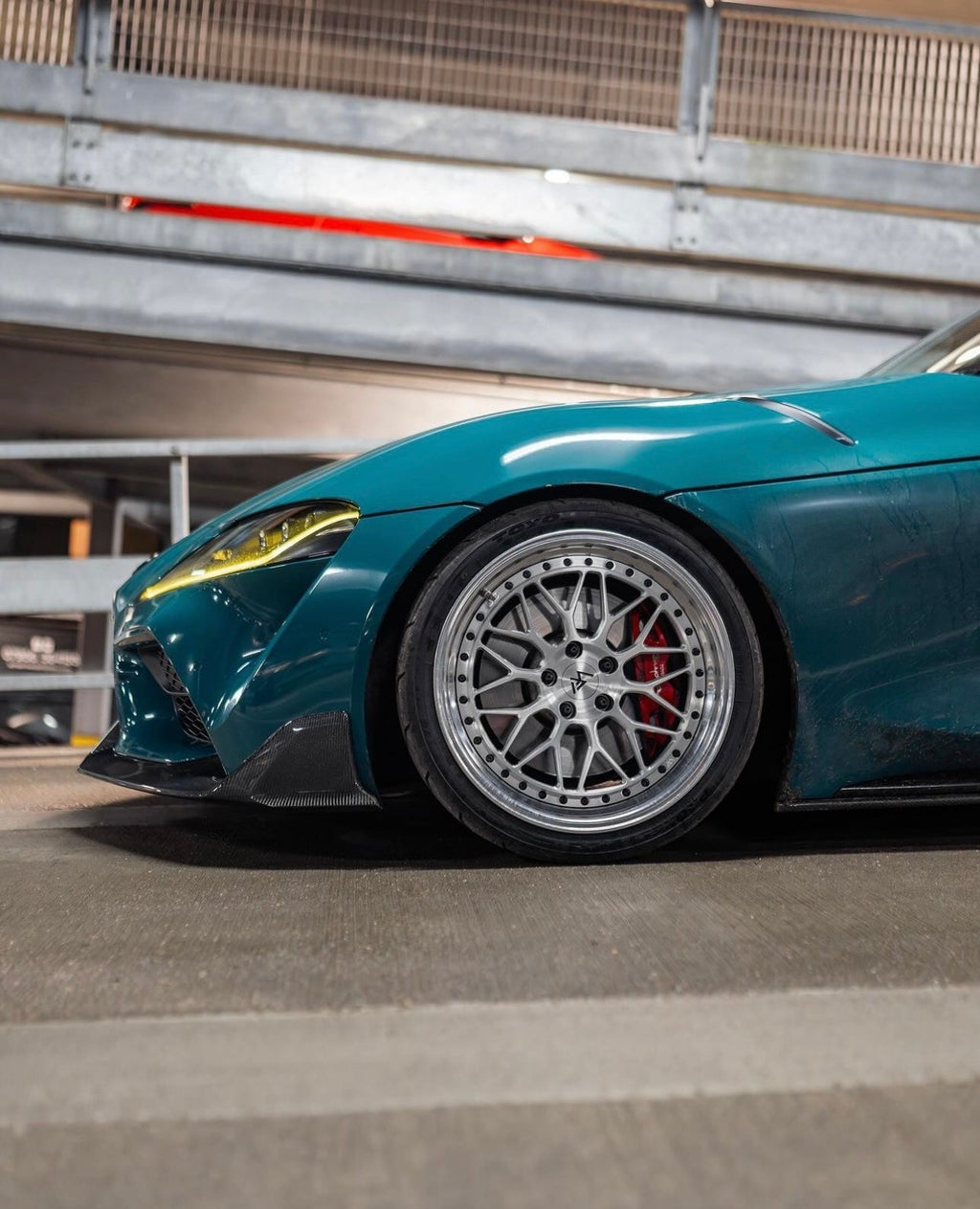Toyota GR Supra A90 Mk5 Carbon Fibre Front Splitter by Adro (2019+) - AUTOID® - Front Lips & Splitters - Adro