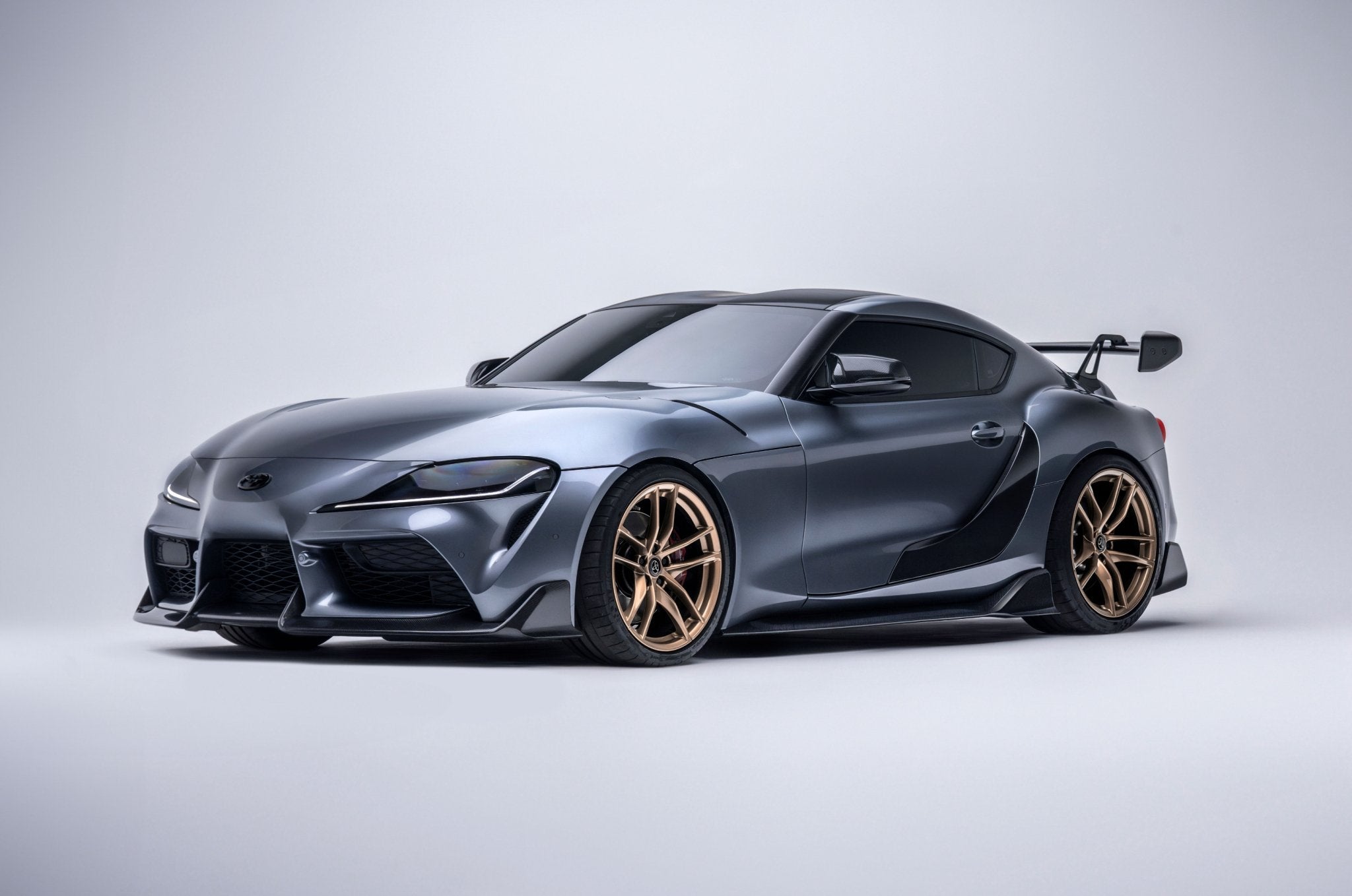 Toyota GR Supra A90 Mk5 Carbon Fibre Front Splitter by Adro (2019+) - AUTOID® - Front Lips & Splitters - Adro