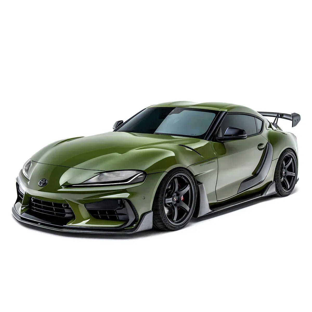 Toyota GR Supra A90 Mk5 Carbon Fibre Front Splitter for ADRO Front Bumper - AUTOID® - Front Lips & Splitters - Adro