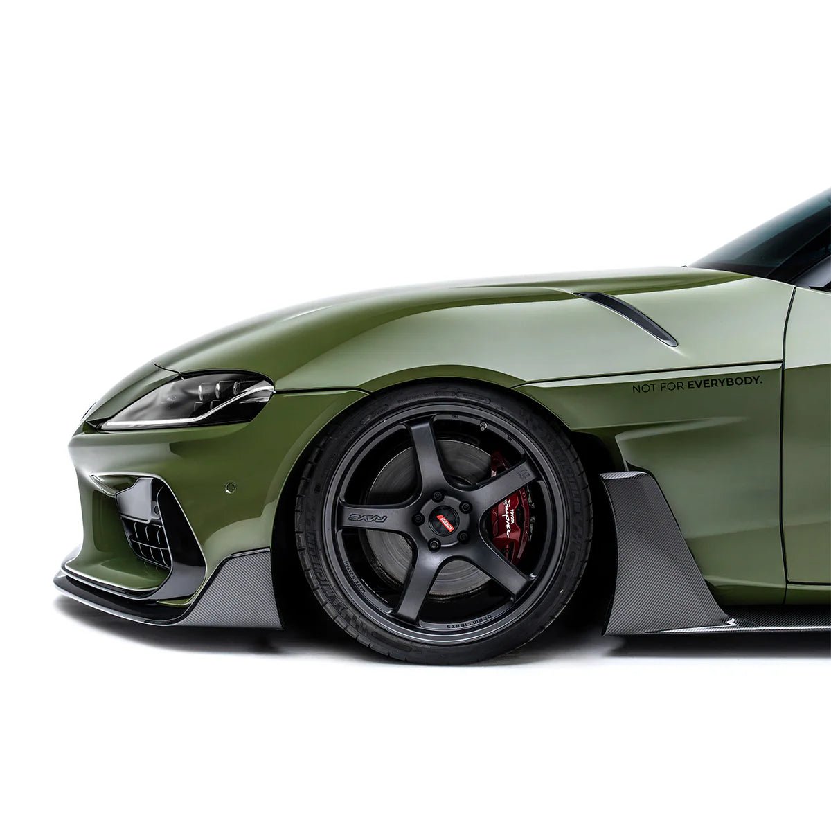 Toyota GR Supra A90 Mk5 Carbon Fibre Integrated Fender Panel Side Skirts V2 by Adro (2019+) - AUTOID - Side Skirts & Winglets - Adro