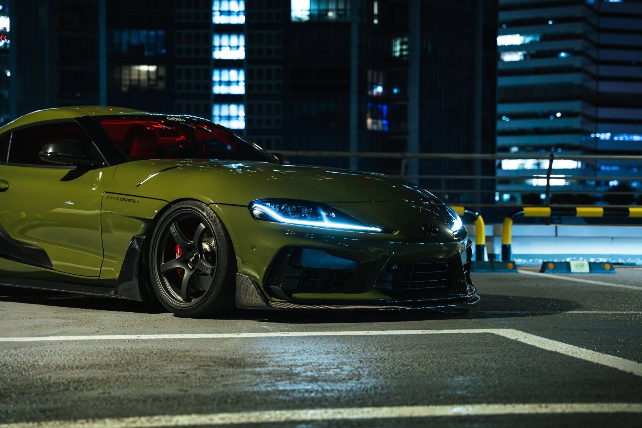Toyota GR Supra A90 Mk5 Carbon Fibre Integrated Fender Panel Side Skirts V2 by Adro (2019+) - AUTOID® - Side Skirts & Winglets - Adro