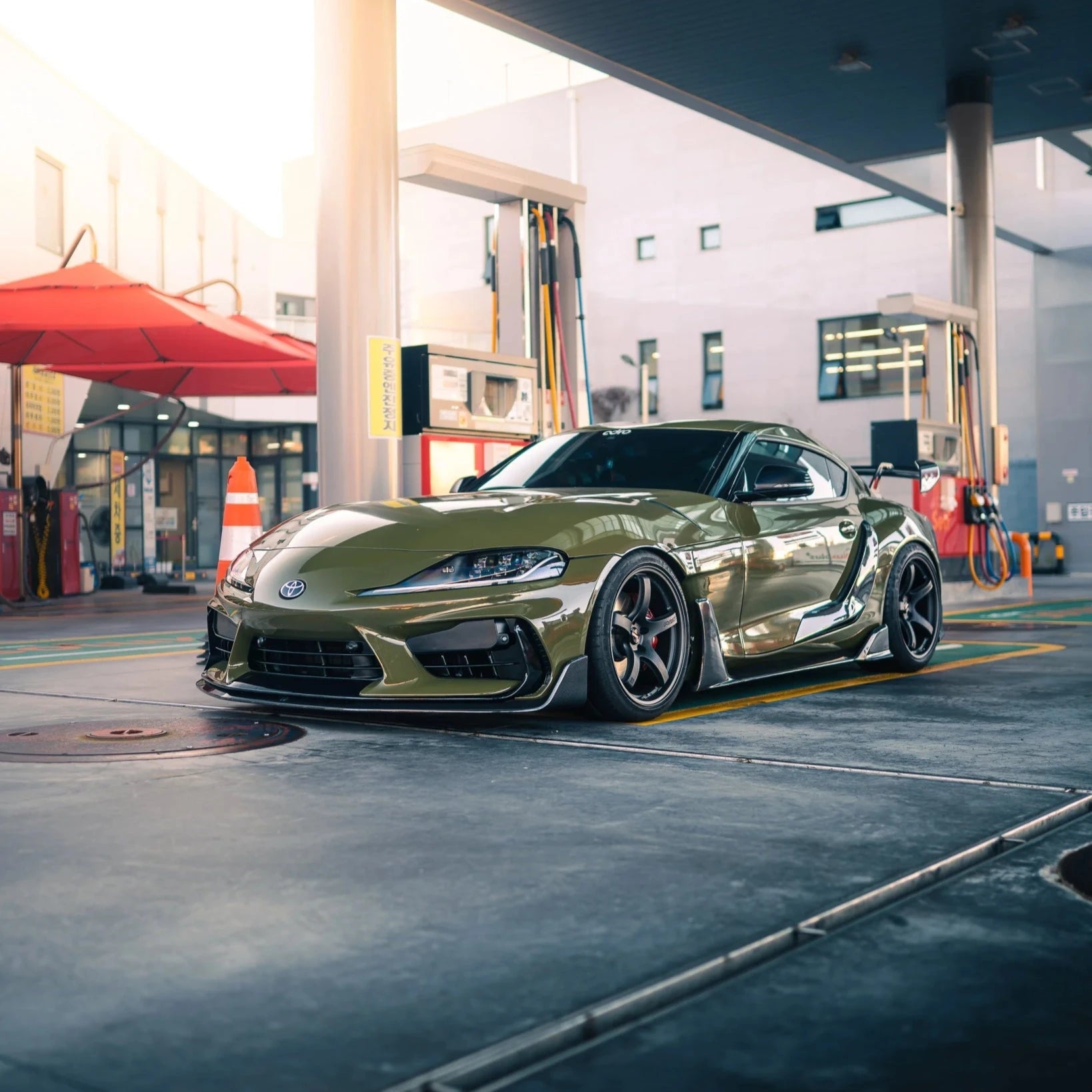 Toyota GR Supra A90 Mk5 Carbon Fibre Integrated Fender Panel Side Skirts V2 by Adro (2019+) - AUTOID® - Side Skirts & Winglets - Adro