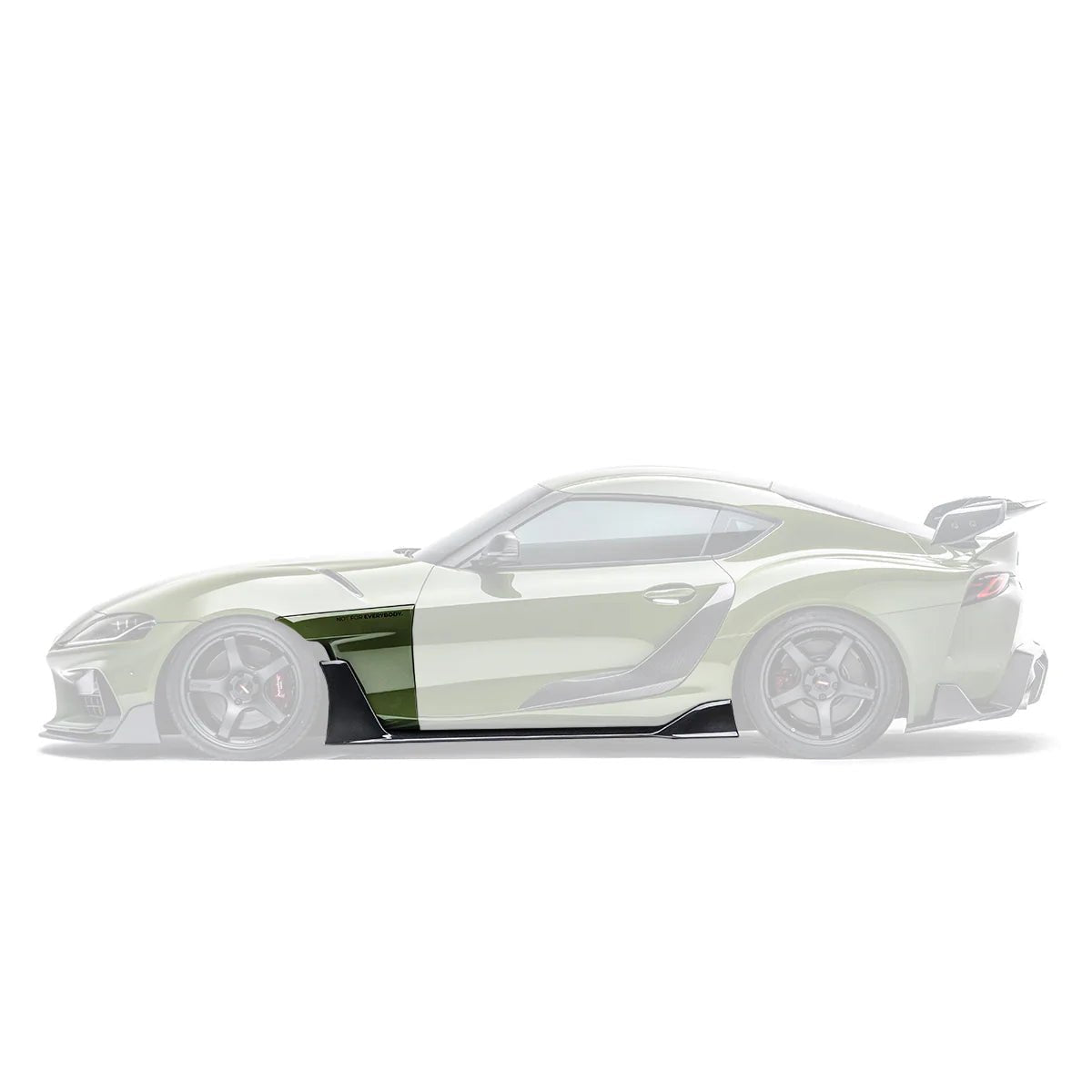 Toyota GR Supra A90 Mk5 Carbon Fibre Integrated Fender Panel Side Skirts V2 by Adro (2019+) - AUTOID® - Side Skirts & Winglets - Adro