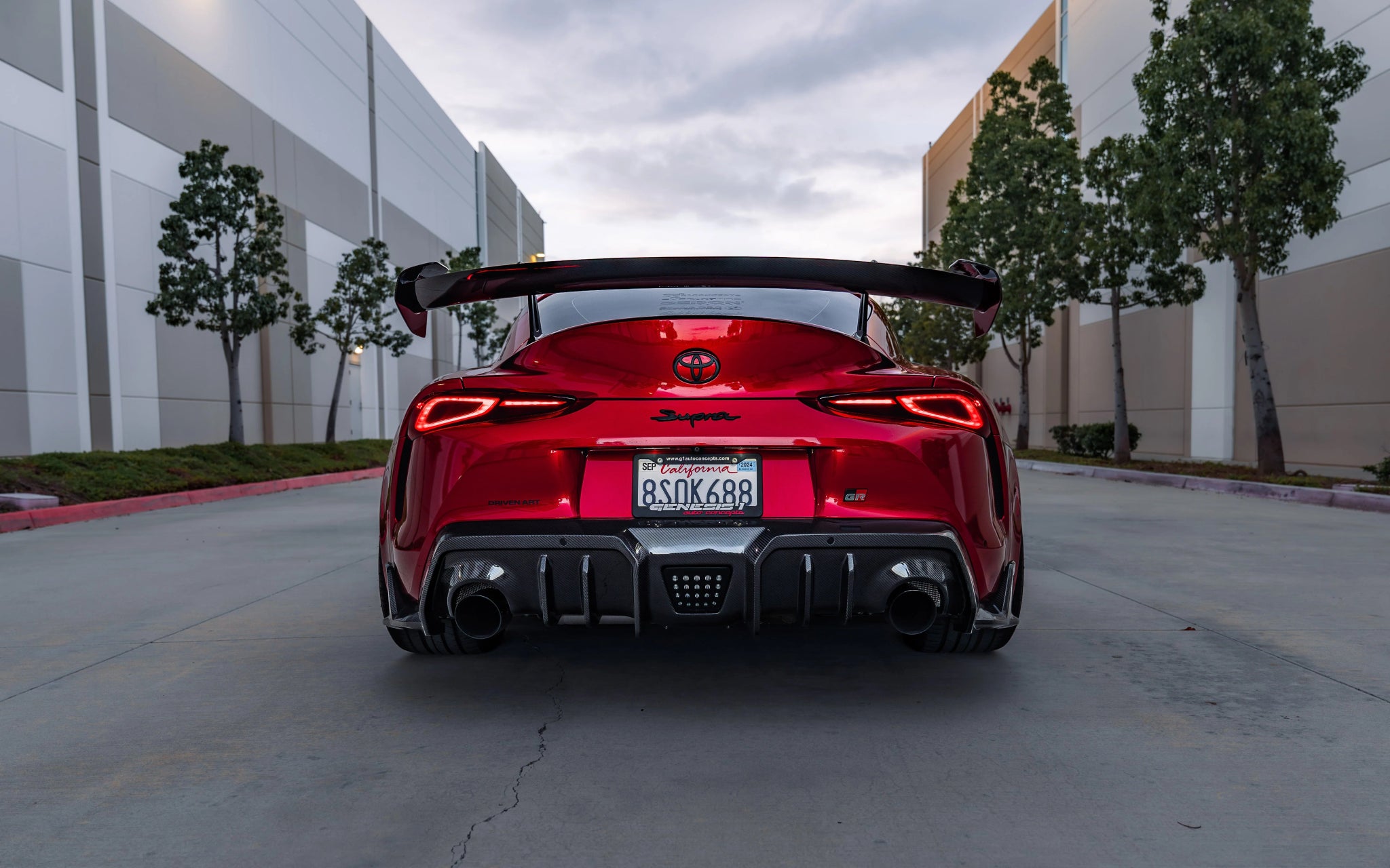 Toyota GR Supra A90 Mk5 Carbon Fibre Rear Diffuser by Adro (2019+) - AUTOID - Rear Diffusers - Adro