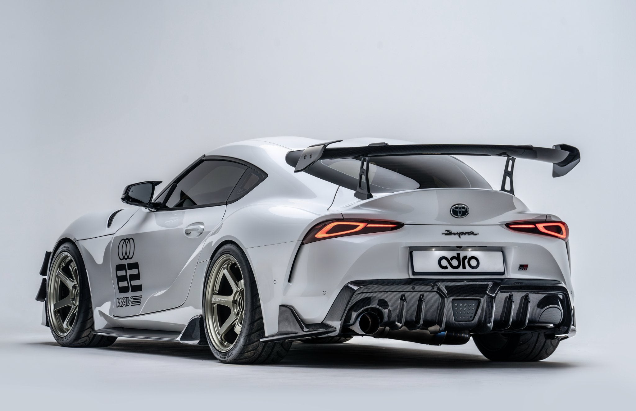 Toyota GR Supra A90 Mk5 Carbon Fibre Rear Diffuser by Adro (2019+) - AUTOID - Rear Diffusers - Adro