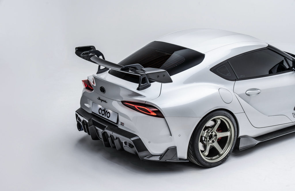 Toyota GR Supra A90 Mk5 Carbon Fibre Rear Diffuser by Adro (2019+) - AUTOID® - Rear Diffusers - Adro