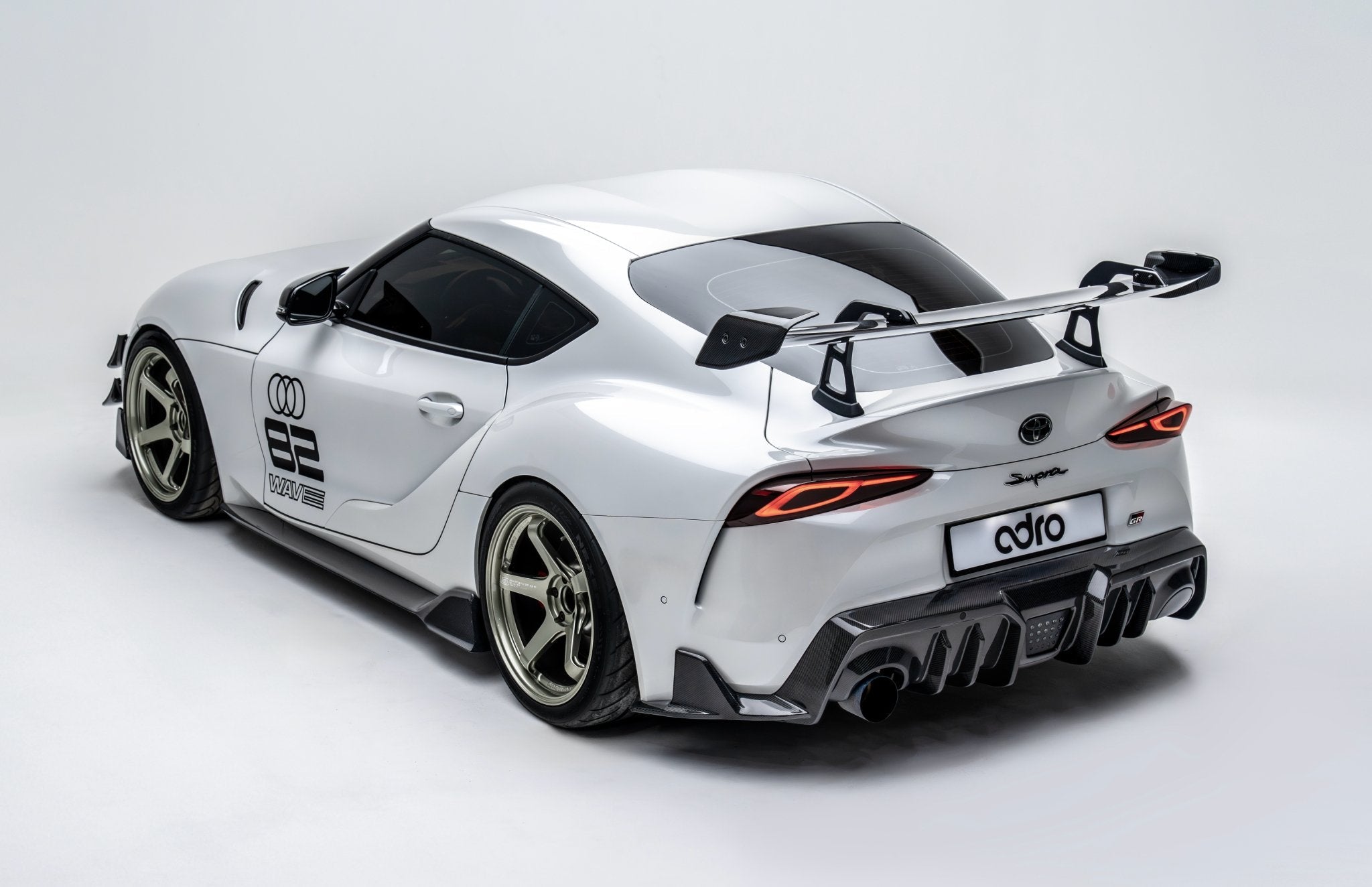 Toyota GR Supra A90 Mk5 Carbon Fibre Rear Diffuser by Adro (2019+) - AUTOID® - Rear Diffusers - Adro