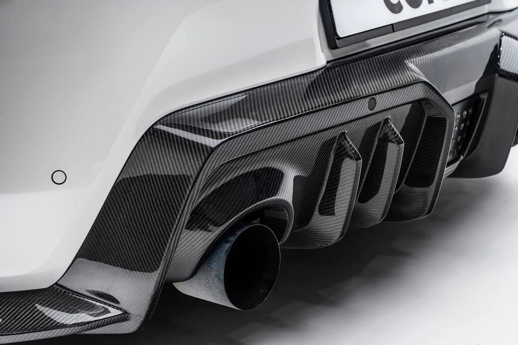 Toyota GR Supra A90 Mk5 Carbon Fibre Rear Diffuser by Adro (2019+) - AUTOID® - Rear Diffusers - Adro