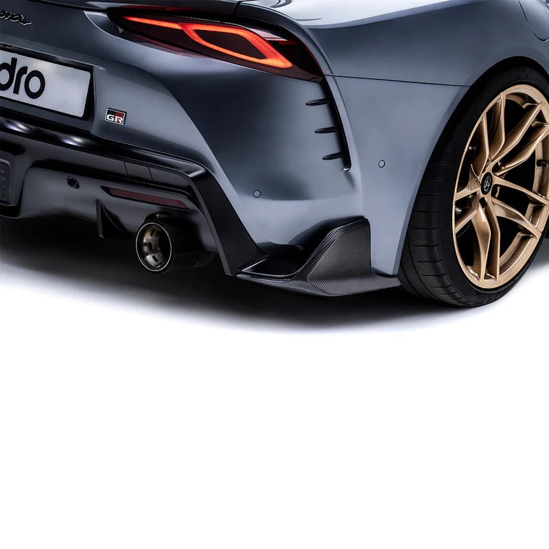 Toyota GR Supra A90 Mk5 Carbon Fibre Rear Winglets by Adro (2019+) - AUTOID - Side Skirts & Winglets - Adro