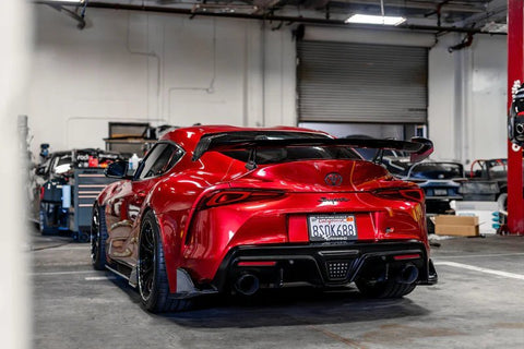 Toyota GR Supra A90 Mk5 Carbon Fibre Rear Winglets by Adro (2019+) - AUTOID® - Side Skirts & Winglets - Adro