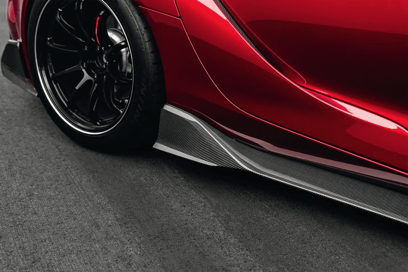 Toyota GR Supra A90 Mk5 Carbon Fibre Side Skirts by Adro (2019+) - AUTOID® - Side Skirts & Winglets - Adro