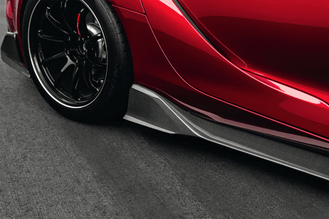 Toyota GR Supra A90 Mk5 Carbon Fibre Side Skirts by Adro (2019+) - AUTOID® - Side Skirts & Winglets - Adro