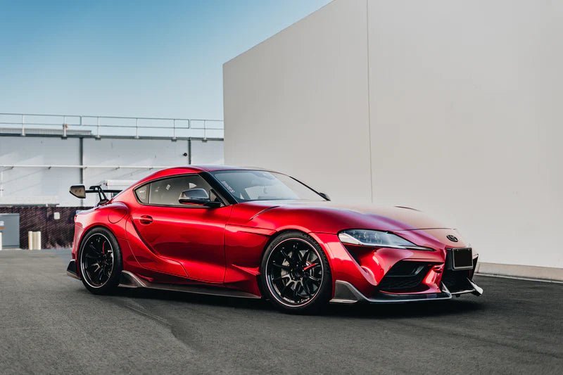 Toyota GR Supra A90 Mk5 Carbon Fibre Side Skirts by Adro (2019+) - AUTOID® - Side Skirts & Winglets - Adro
