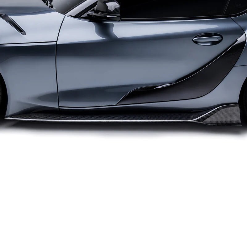 Toyota GR Supra A90 Mk5 Carbon Fibre Side Skirts by Adro (2019+) - AUTOID® - Side Skirts & Winglets - Adro
