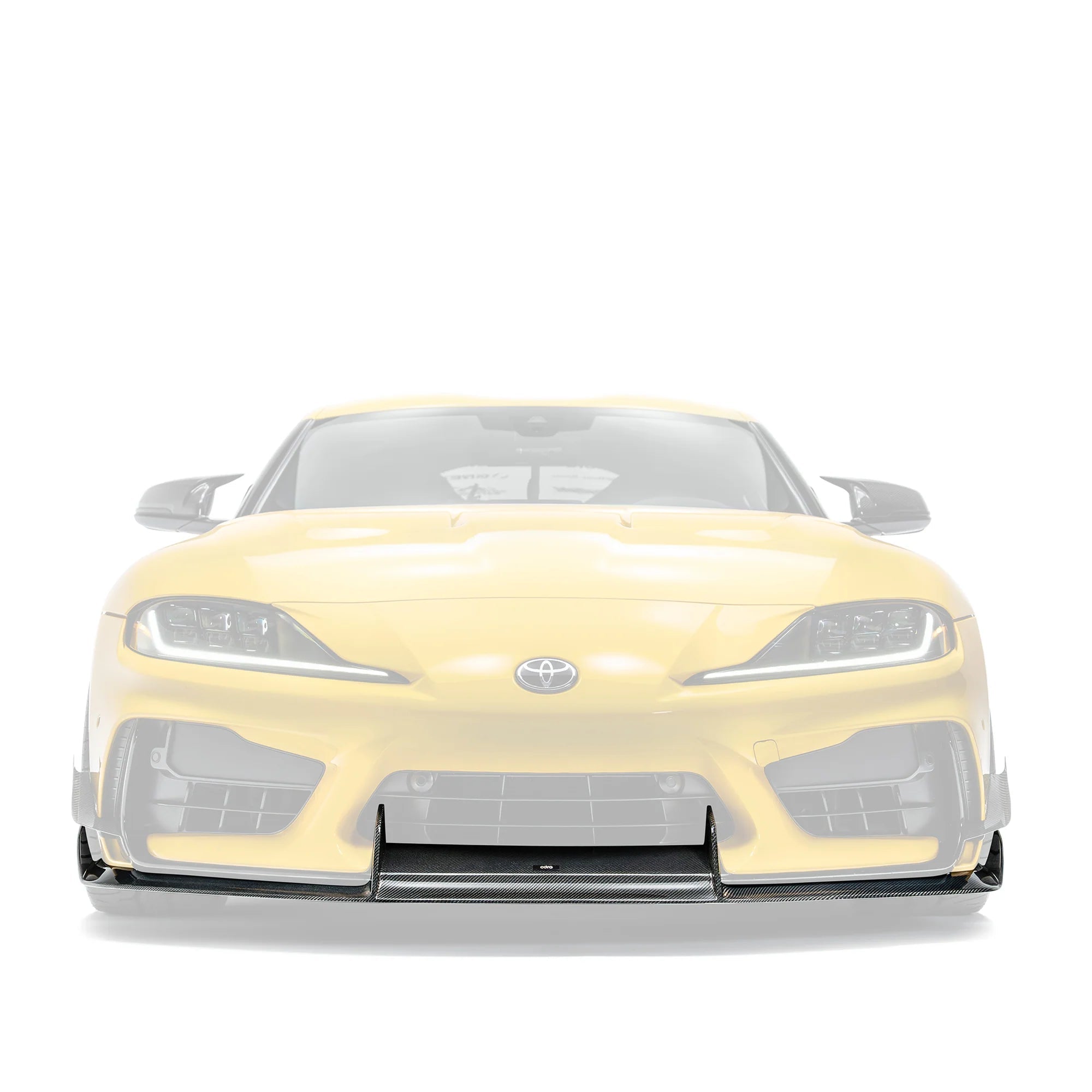 Toyota GR Supra A90 Mk5 Carbon Fibre V2 Front Splitter for ADRO Front Bumper - AUTOID® - Front Lips & Splitters - Adro