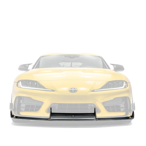 Toyota GR Supra A90 Mk5 Carbon Fibre V2 Front Splitter for ADRO Front Bumper - AUTOID® - Front Lips & Splitters - Adro