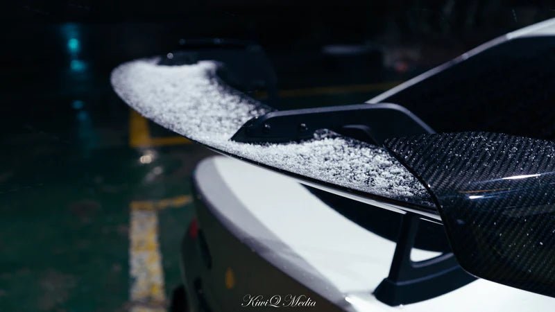 Toyota GR Supra A90 Mk5 Pre-Preg Carbon Fibre Swan Neck AT-R2 Rear Wing by Adro (2019+) - AUTOID® - Rear Wings - Adro
