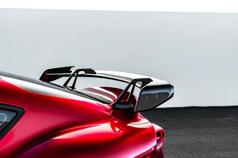 Toyota GR Supra A90 Mk5 Pre-Preg Carbon Fibre Swan Neck AT-R2 Rear Wing by Adro (2019+) - AUTOID® - Rear Wings - Adro