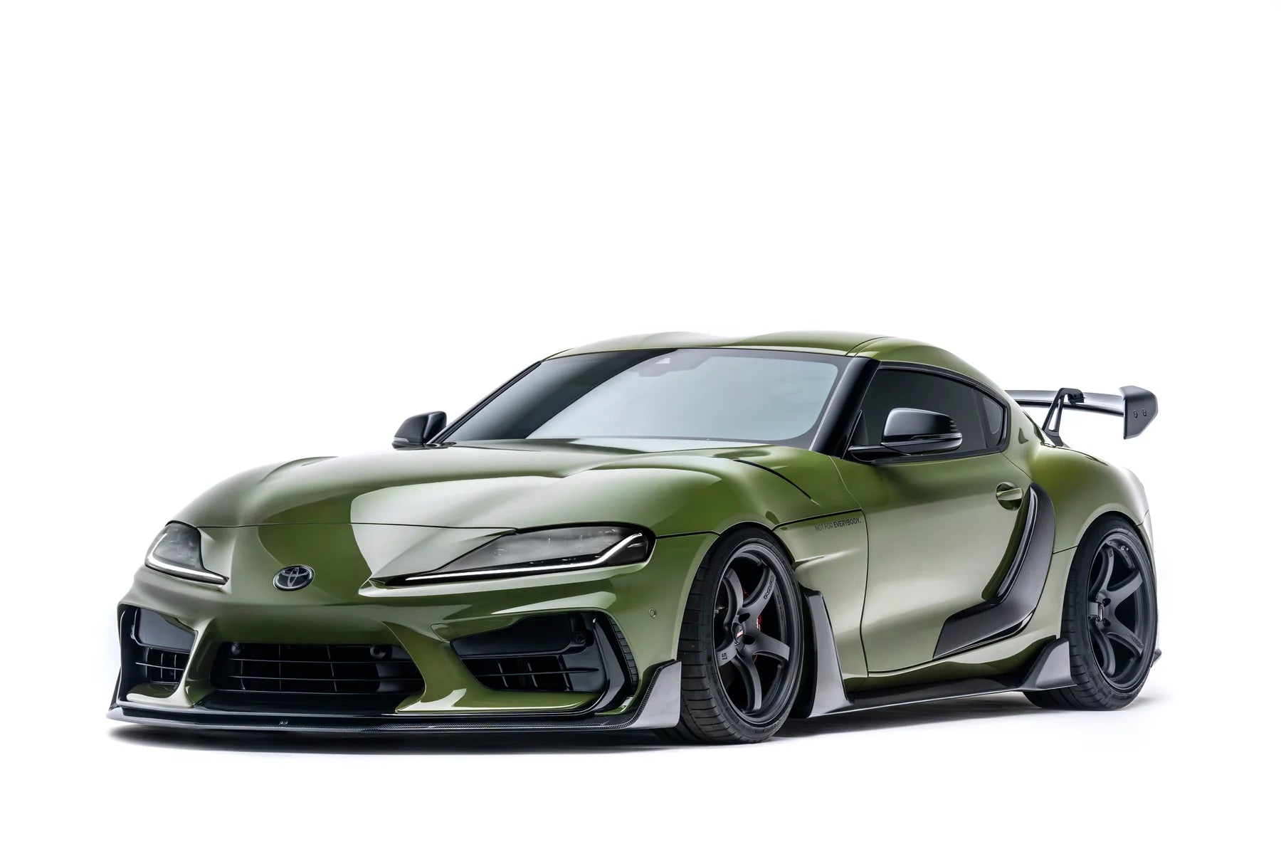 Toyota GR Supra A90 Mk5 Replacement Front Bumper & Splitter by Adro (2019+) - AUTOID - Front & Rear Bumpers - Adro