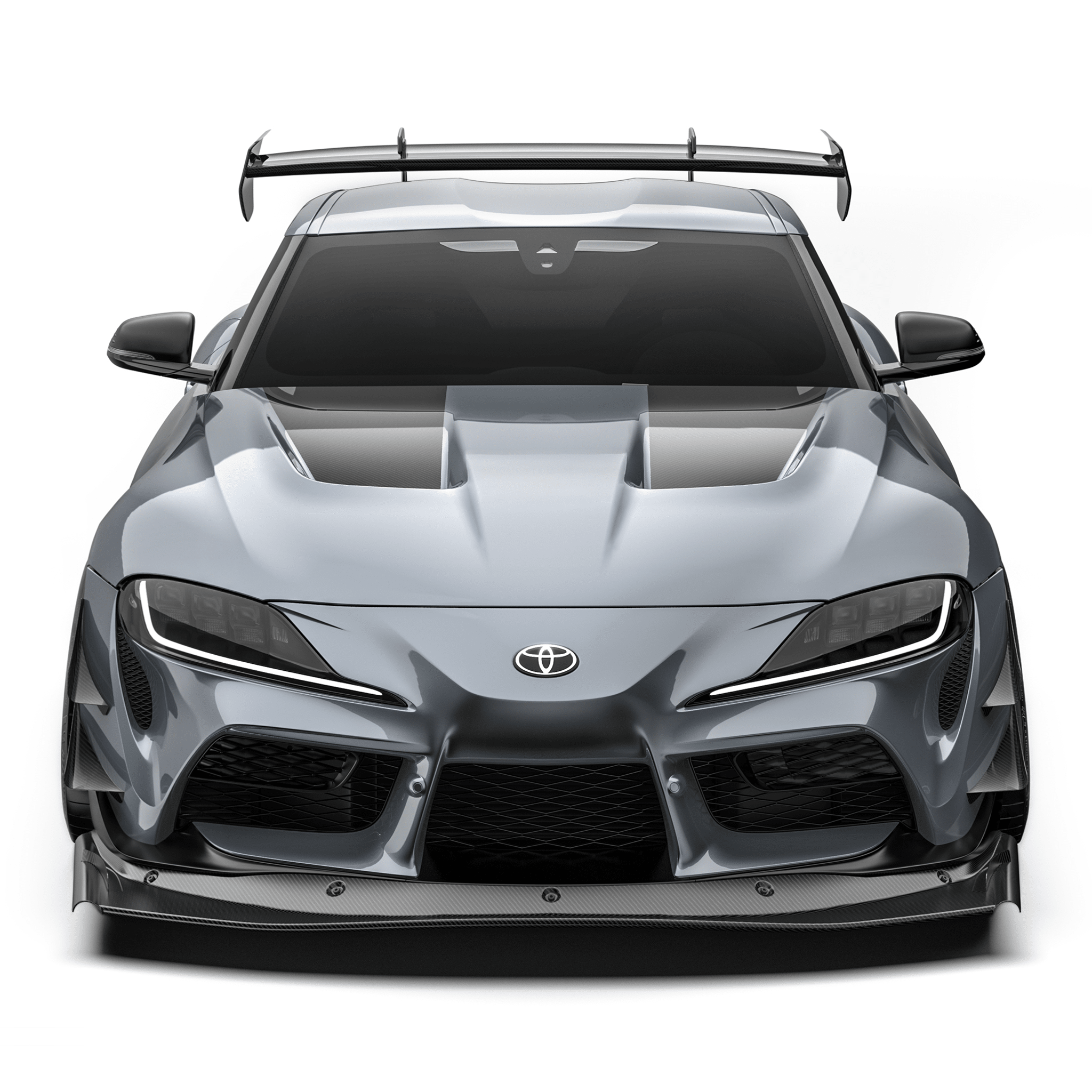 Toyota GR Supra ARD Prepreg Canards (Stock Bumper) by Adro - AUTOID® - Canards & Winglets - Adro