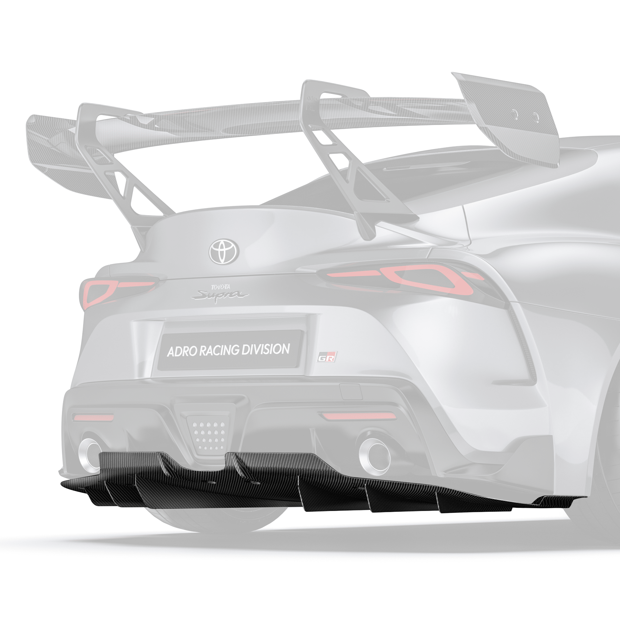 Toyota GR Supra ARD Prepreg Race Diffuser by Adro - AUTOID® - Rear Diffusers - Adro