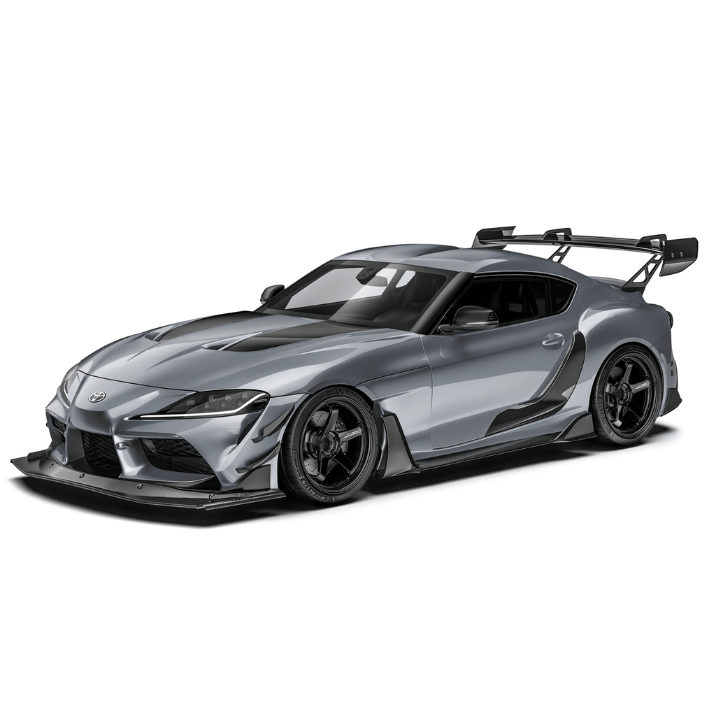 Toyota GR Supra ARD Prepreg Race Splitter (Stock Bumper) by Adro - AUTOID® - Front Lips & Splitters - Adro