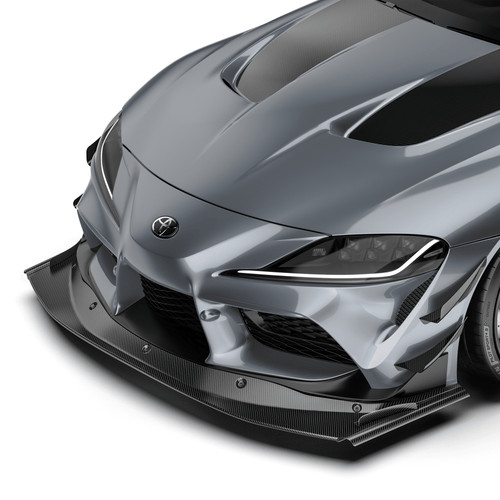 Toyota GR Supra ARD Prepreg Race Splitter (Stock Bumper) by Adro - AUTOID® - Front Lips & Splitters - Adro