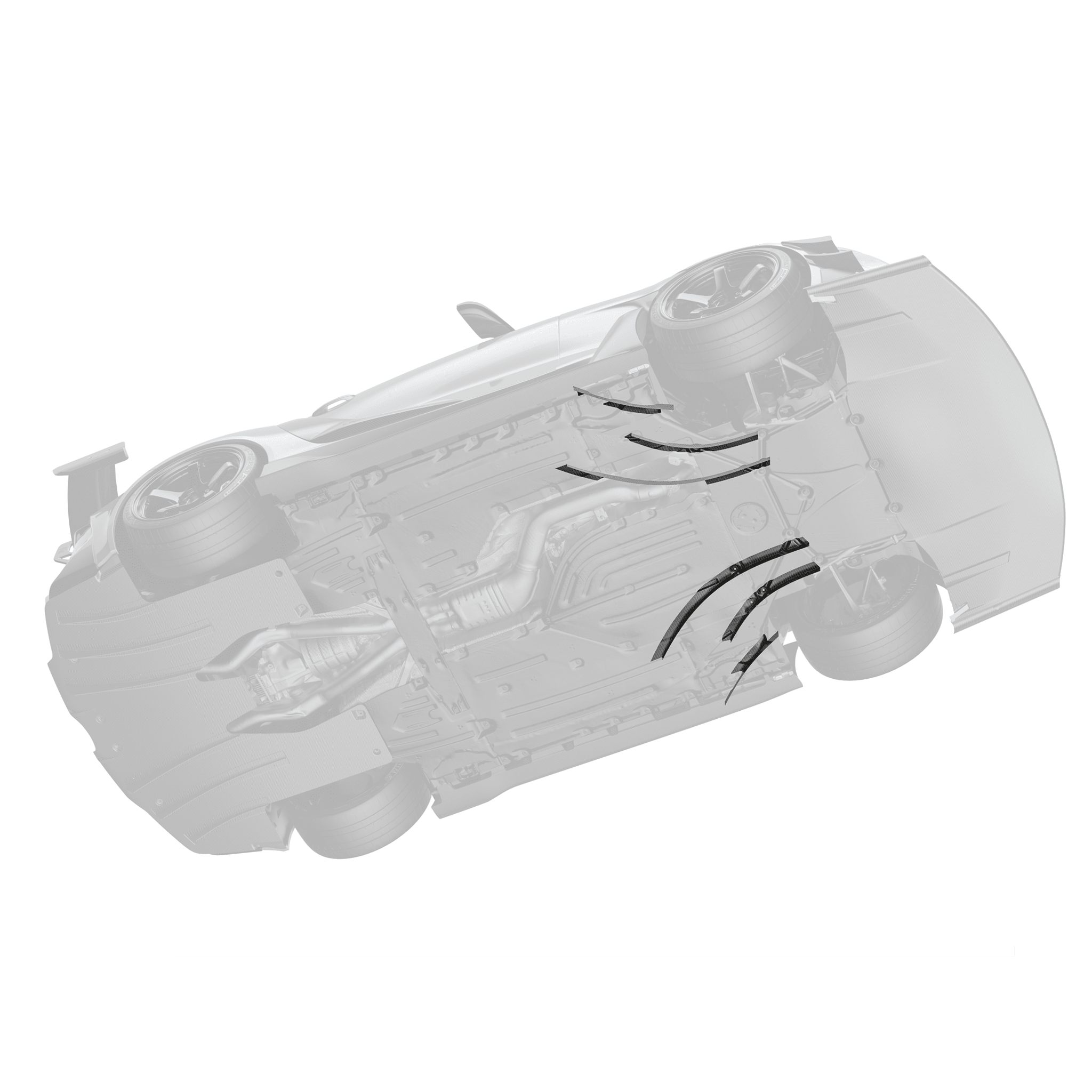 Toyota GR Supra ARD Prepreg Race Undervanes by Adro - AUTOID® - Undervanes - Adro