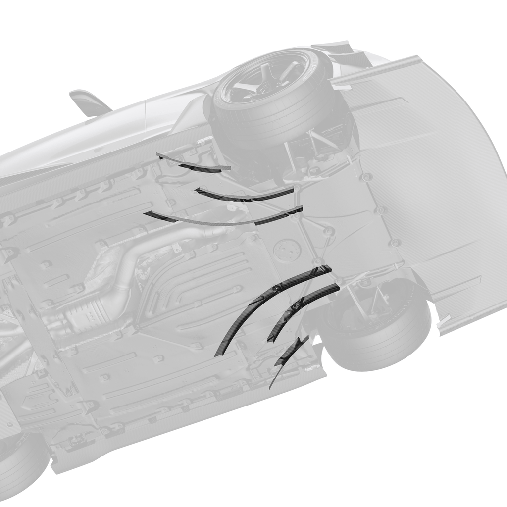 Toyota GR Supra ARD Prepreg Race Undervanes by Adro - AUTOID® - Undervanes - Adro