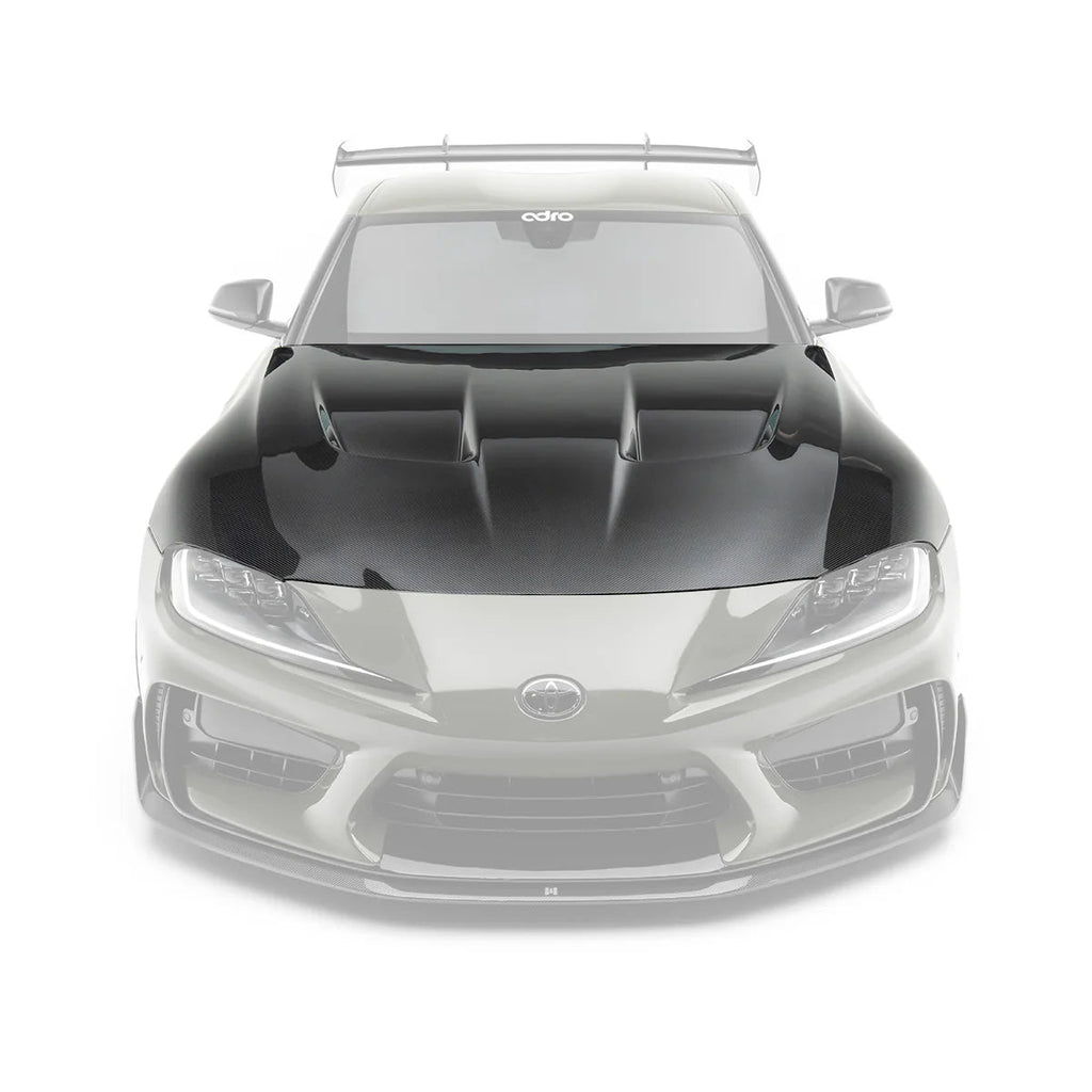 Toyota GR Supra Mk5 Carbon Fibre Front Bonnet Hood by Adro (2019+) - AUTOID® - Front Hood - Adro