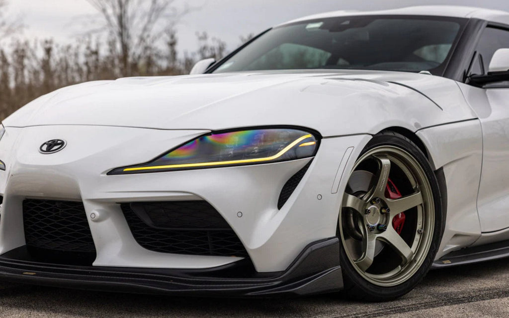 Toyota GR Supra Mk5 CSL Motorsport+ Style Yellow DRL Module Set (2019+) - AUTOID® - Vehicle Lighting - Motorsport +