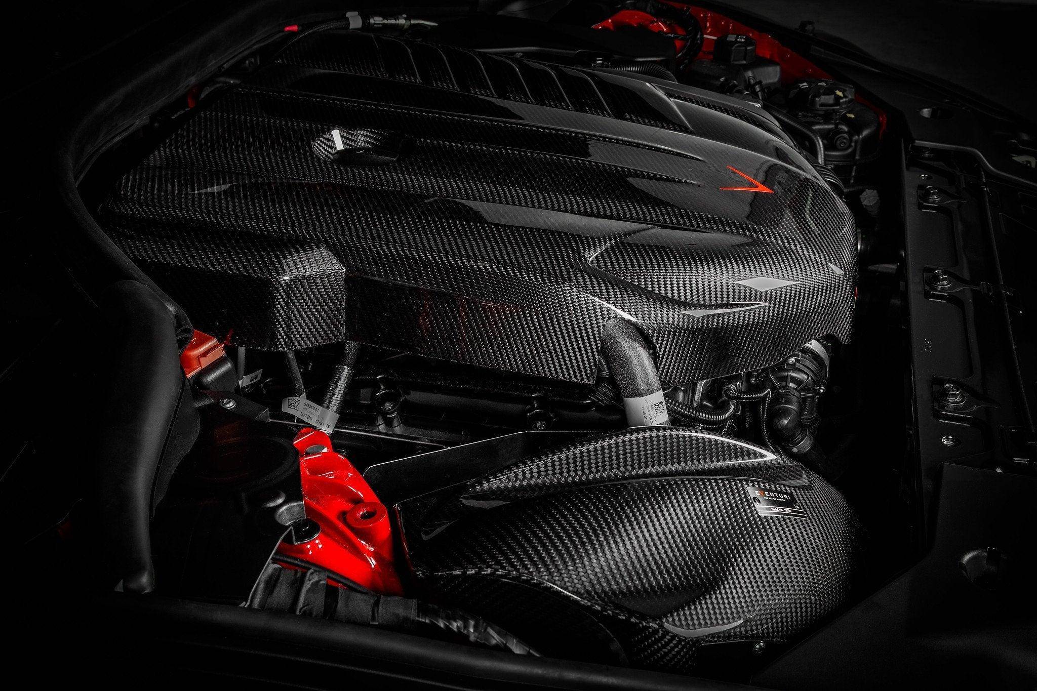 Toyota GR Supra Mk5 Eventuri Carbon Fibre Engine Cover - AUTOID® - Vehicle Dress Up Caps & Covers - Eventuri