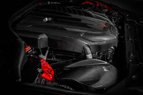 Toyota GR Supra Mk5 Eventuri Carbon Fibre Engine Cover - AUTOID® - Vehicle Dress Up Caps & Covers - Eventuri