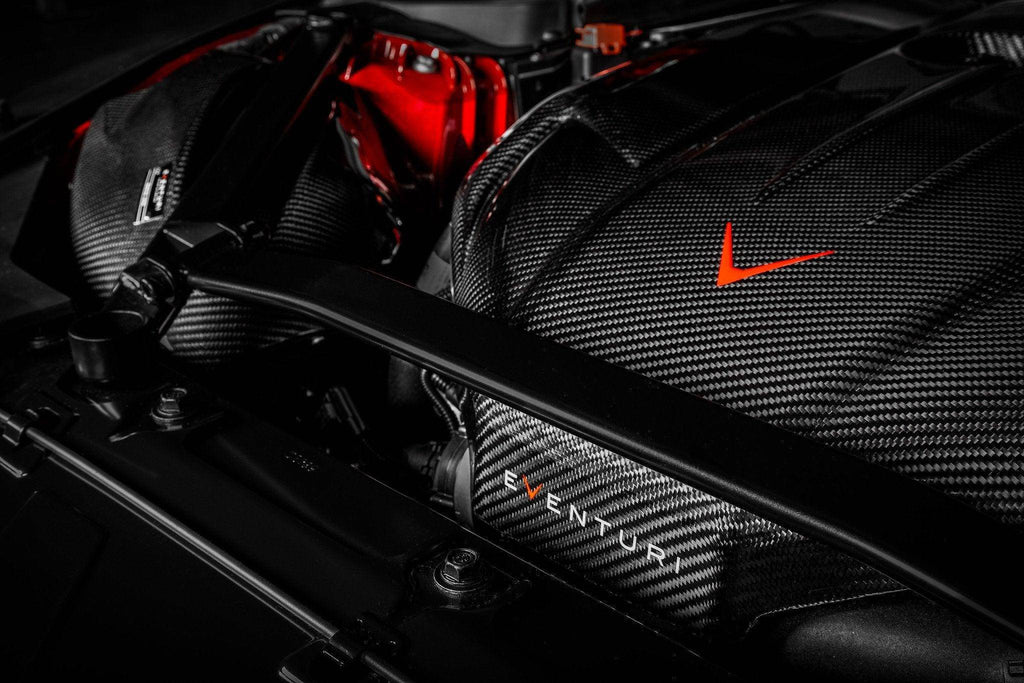 Toyota GR Supra Mk5 Eventuri Carbon Fibre Engine Cover - AUTOID® - Vehicle Dress Up Caps & Covers - Eventuri