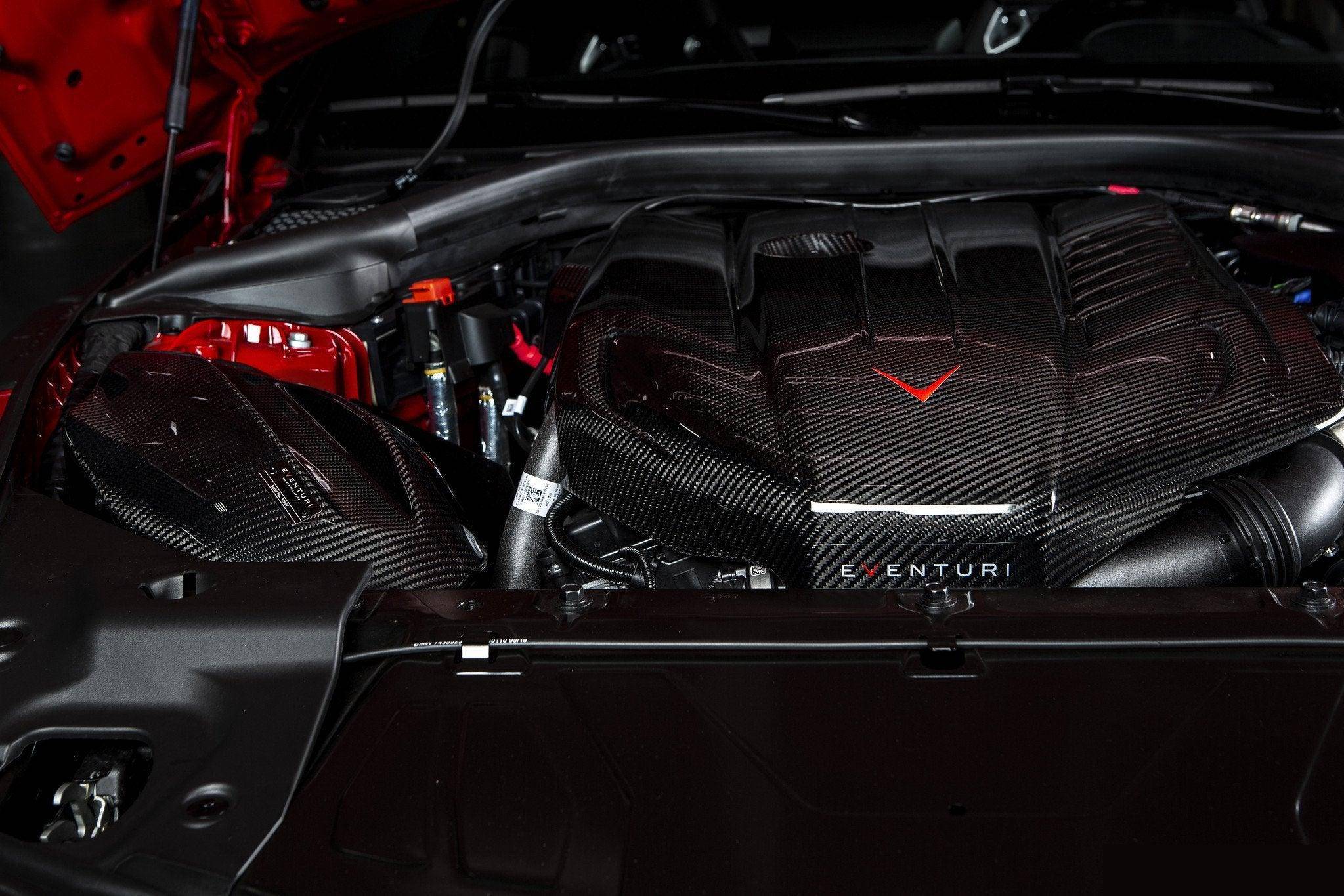 Toyota GR Supra Mk5 Eventuri Carbon Fibre Engine Cover - AUTOID® - Vehicle Dress Up Caps & Covers - Eventuri