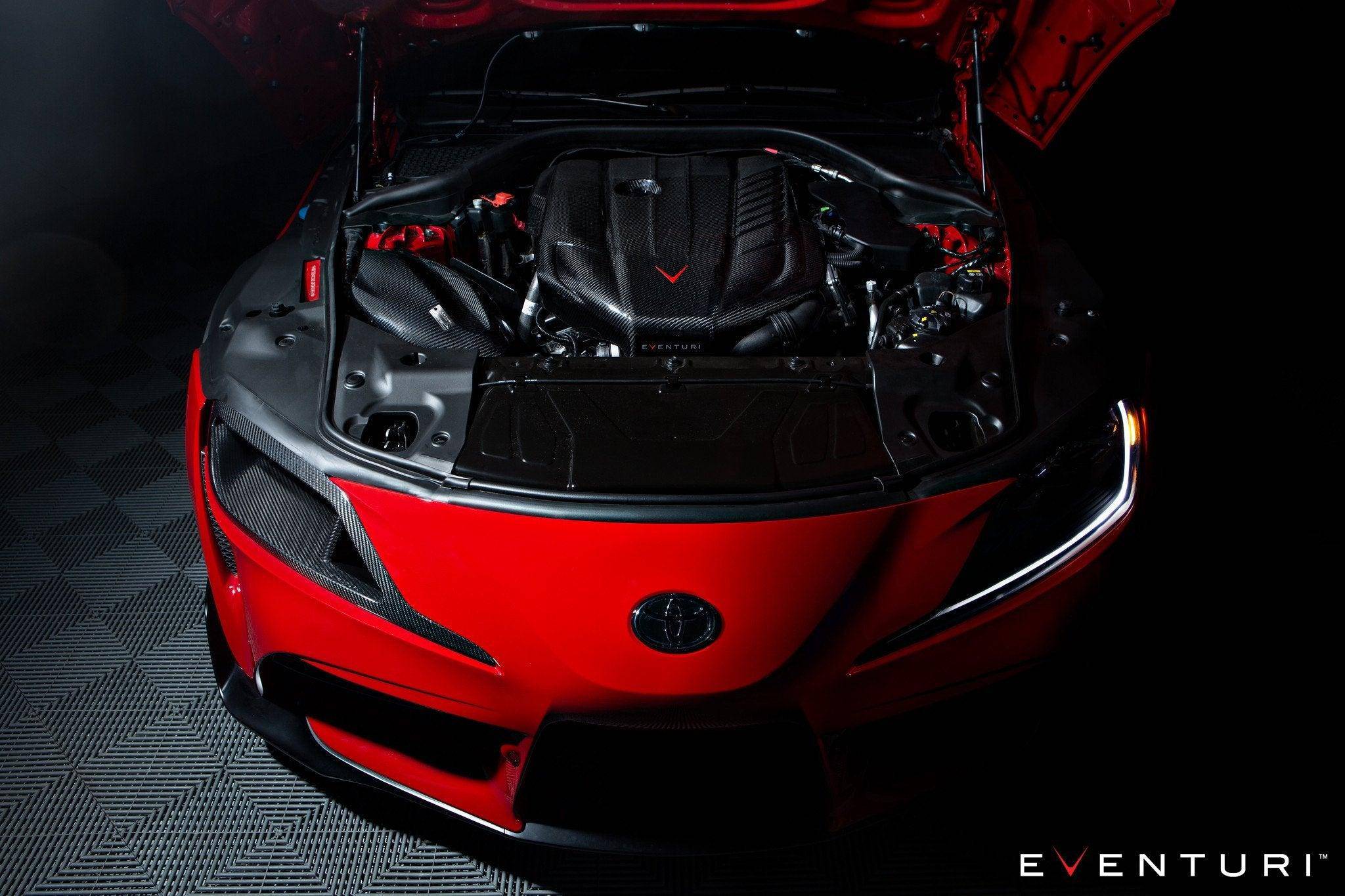 Toyota GR Supra Mk5 Eventuri Carbon Fibre Headlight Race Duct - AUTOID® - Headlight Trim - Eventuri