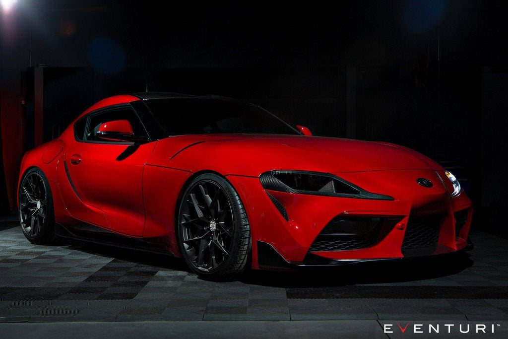 Toyota GR Supra Mk5 Eventuri Carbon Fibre Headlight Race Duct - AUTOID® - Headlight Trim - Eventuri
