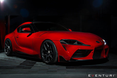 Toyota GR Supra Mk5 Eventuri Carbon Fibre Headlight Race Duct - AUTOID® - Headlight Trim - Eventuri