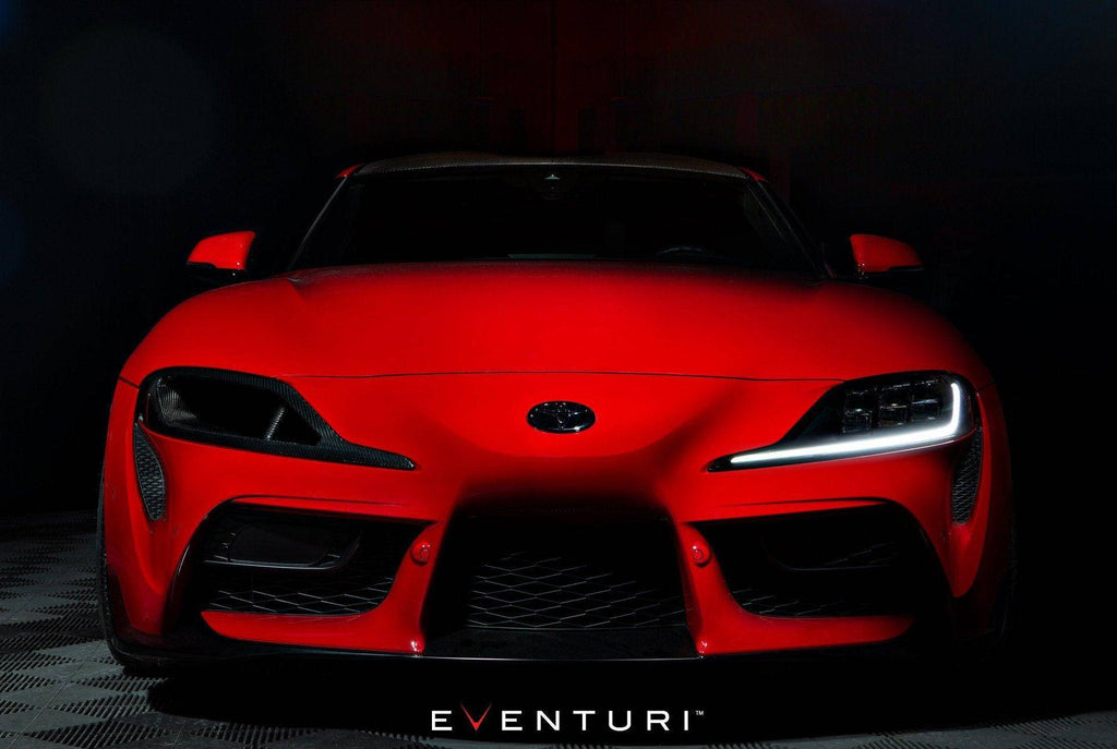 Toyota GR Supra Mk5 Eventuri Carbon Fibre Headlight Race Duct - AUTOID® - Headlight Trim - Eventuri