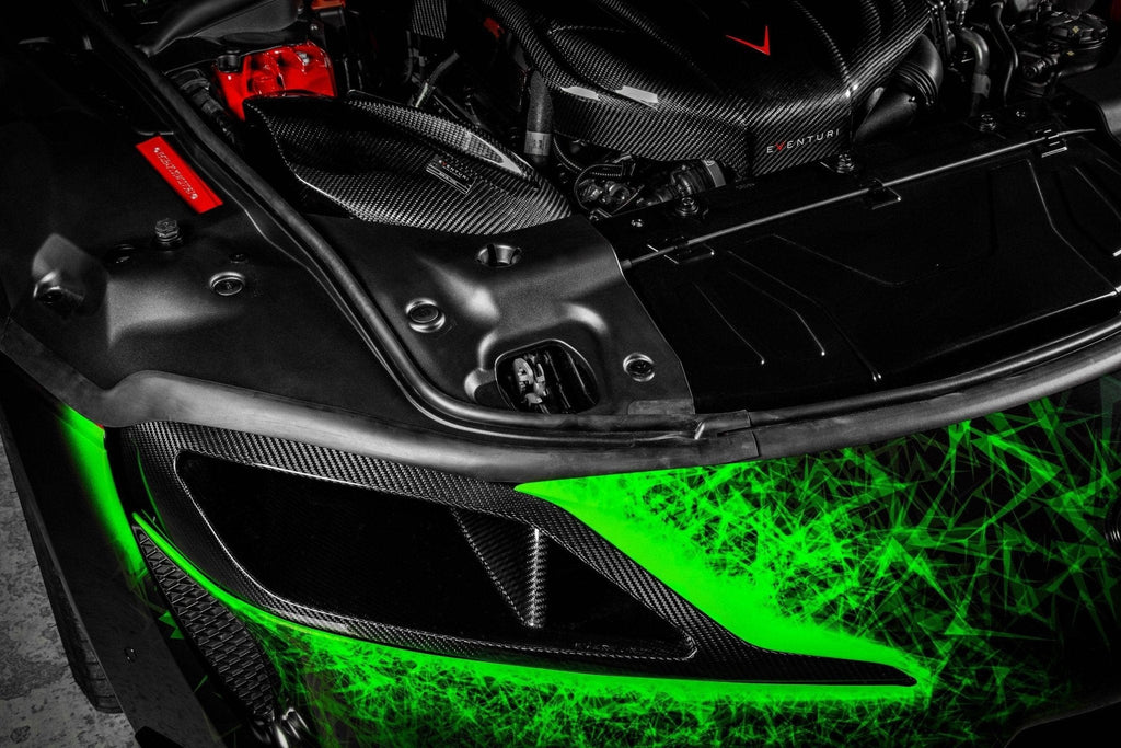 Toyota GR Supra Mk5 Eventuri Carbon Fibre Headlight Race Duct - AUTOID® - Headlight Trim - Eventuri