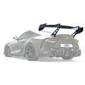Toyota GR Supra Mk5 Pre-Preg Carbon Fibre AT-P1 Swan Neck Rear Wing by Adro (2019+) - AUTOID® - Rear Wings - Adro