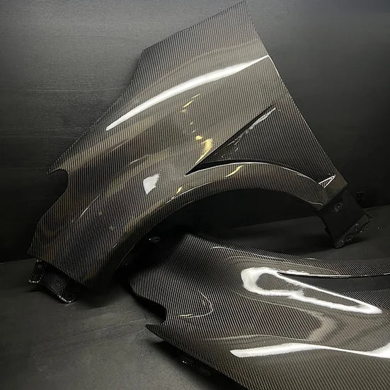 Toyota GR Yaris Carbon Fibre Side Wing Fenders by RSI C6 (2020+, Mk4) - AUTOID® - Replacement Fenders - RSI C6