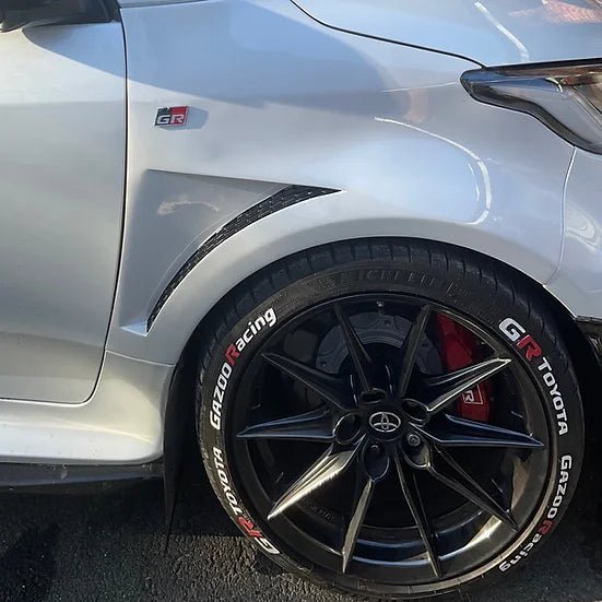 Toyota GR Yaris Carbon Fibre Side Wing Fenders by RSI C6 (2020+, Mk4) - AUTOID® - Replacement Fenders - RSI C6